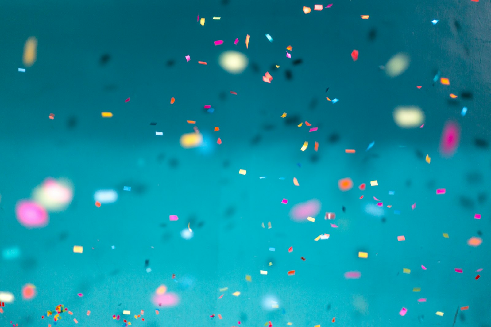 Bright festive backdrop with stars and cheerful party colors